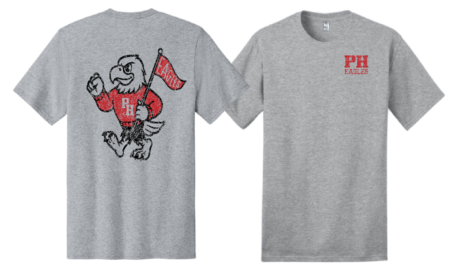 Pleasant Home Eagles Vintage Mascot Tee Gallery 334