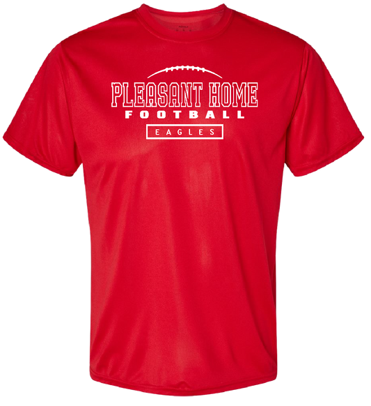 Pleasant Home Eagles Football Performance Tee Gallery 334