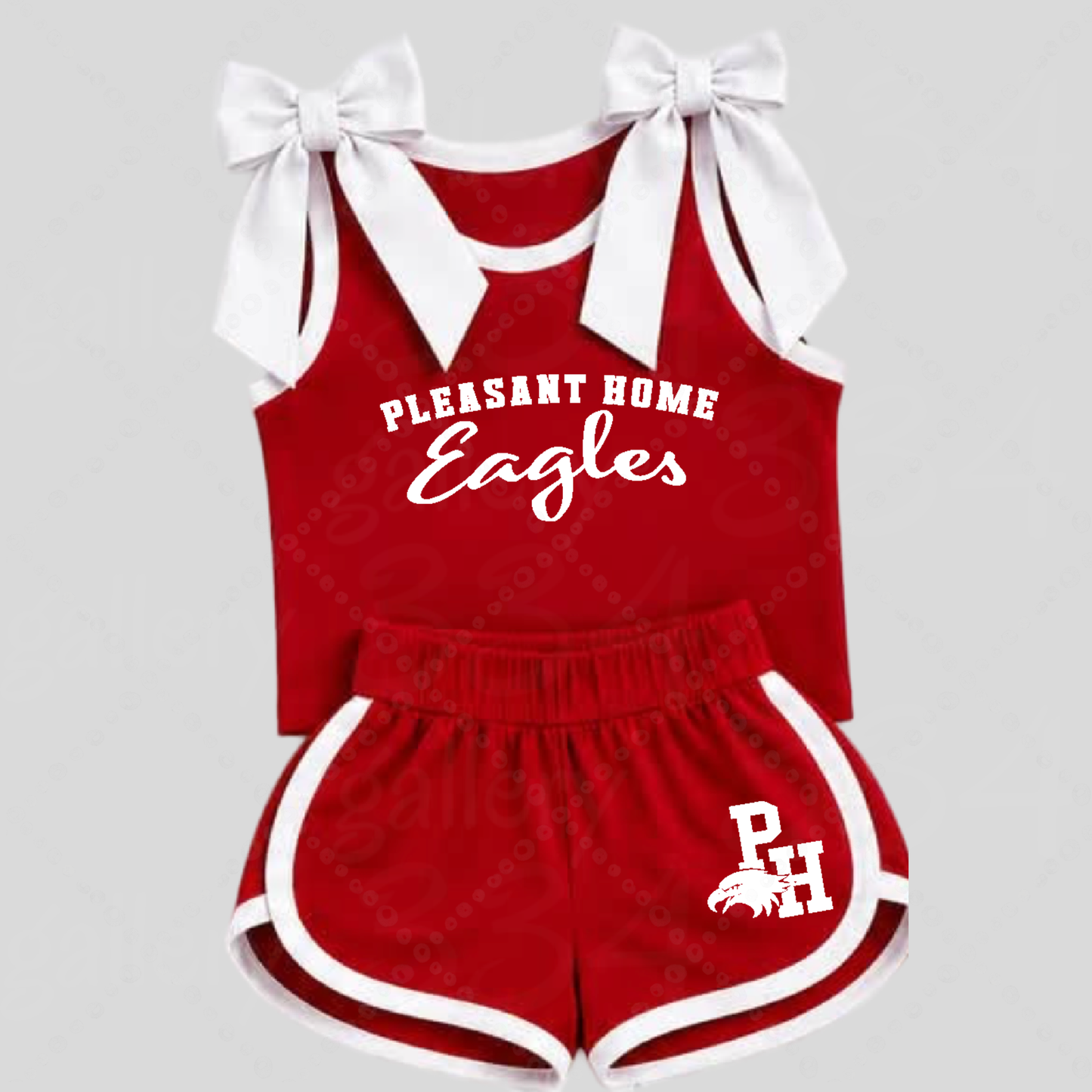 Pleasant Home Eagles Custom Spirit Set – Tank Top & Shorts (Pre-Order Deposit) Gallery 334