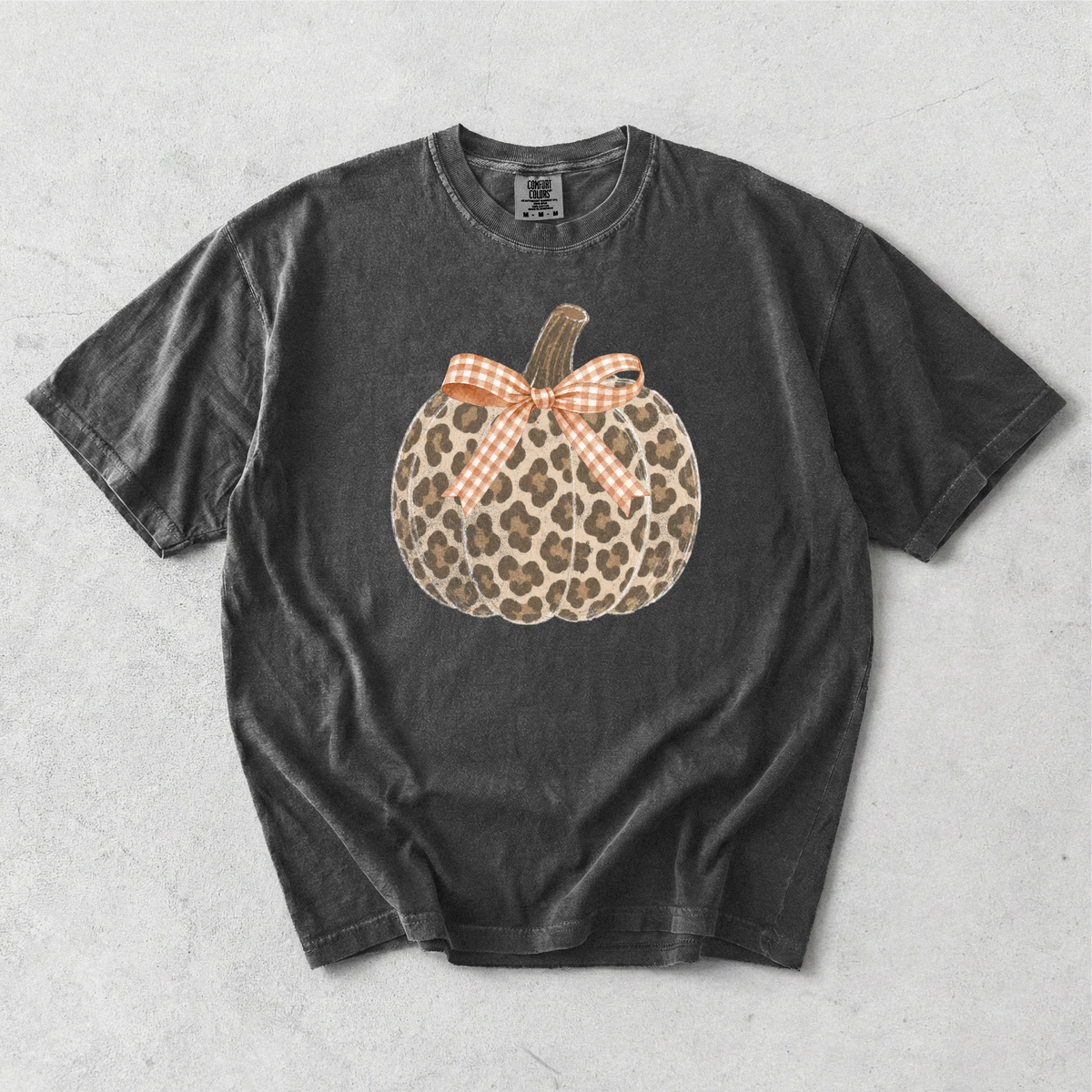 Leopard Pumpkin - Comfort Colors 1717 Short Sleeve T-Shirt Gallery 334