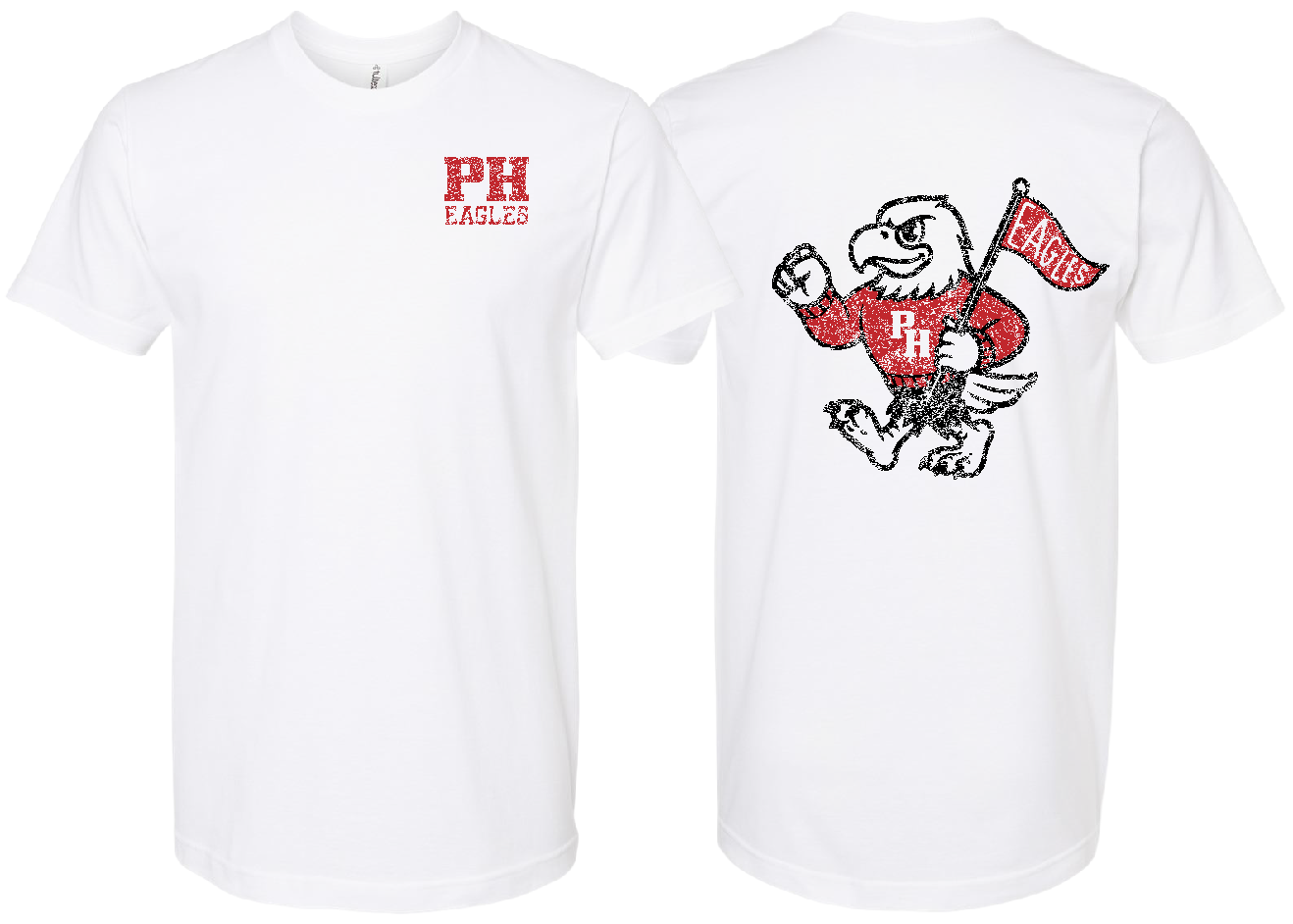 Pleasant Home Eagles Vintage Mascot Tee Gallery 334