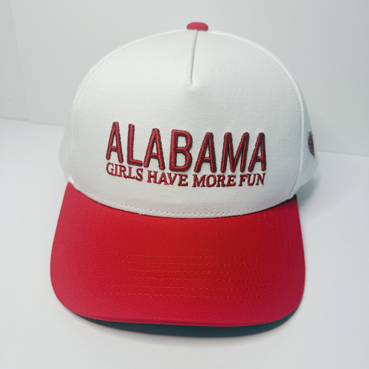 TRR - Cotton Structured Hat - ALABAMA Girls Have More fun TEELUX