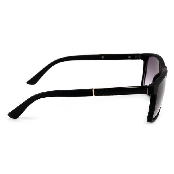 Black Matte Rectangle Sunglasses Selini New York