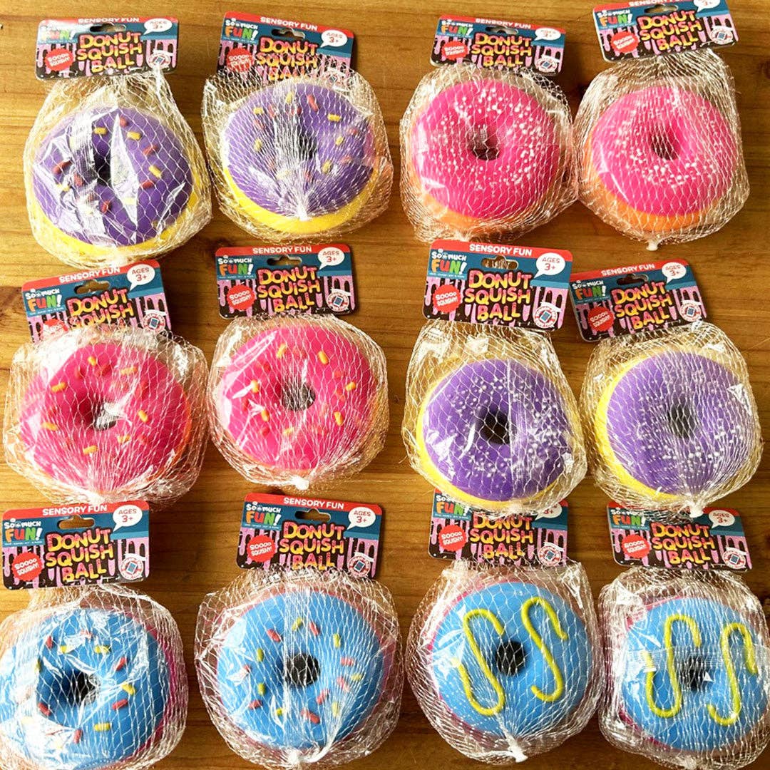 So Much Fun! Donut Squish Ball Assortment - 12/Pack