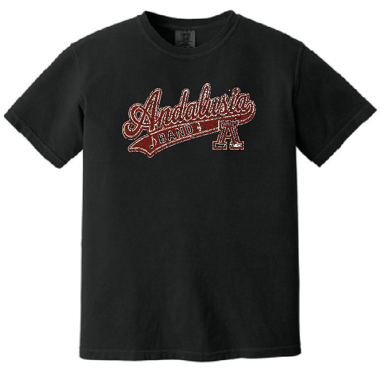 Andalusia Bulldogs Band Tee - Black
