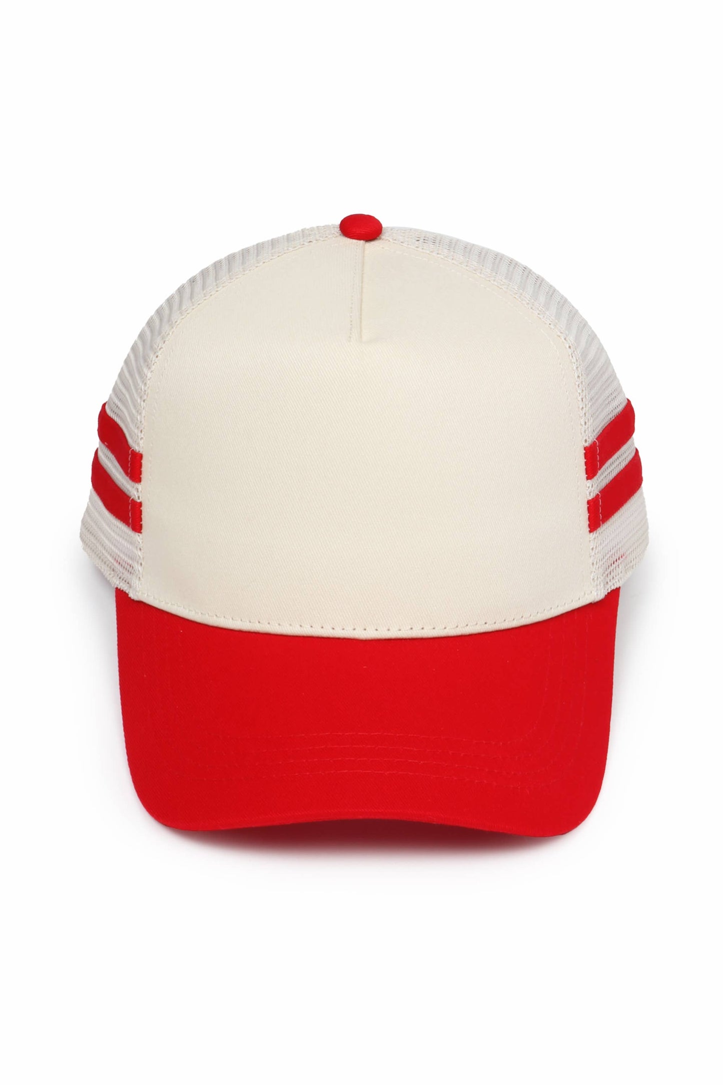 Retro Stripe Mesh Trucker Cap David And Young