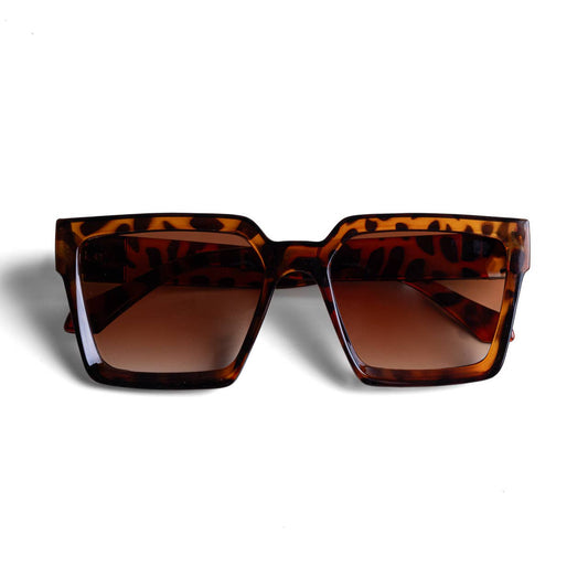 Oversized Square Tortoise Sunglasses Selini New York