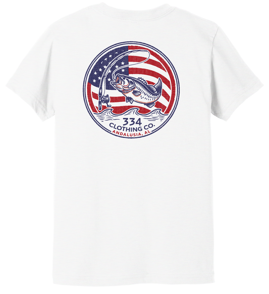 334 Flag Bass T-Shirt Gallery 334