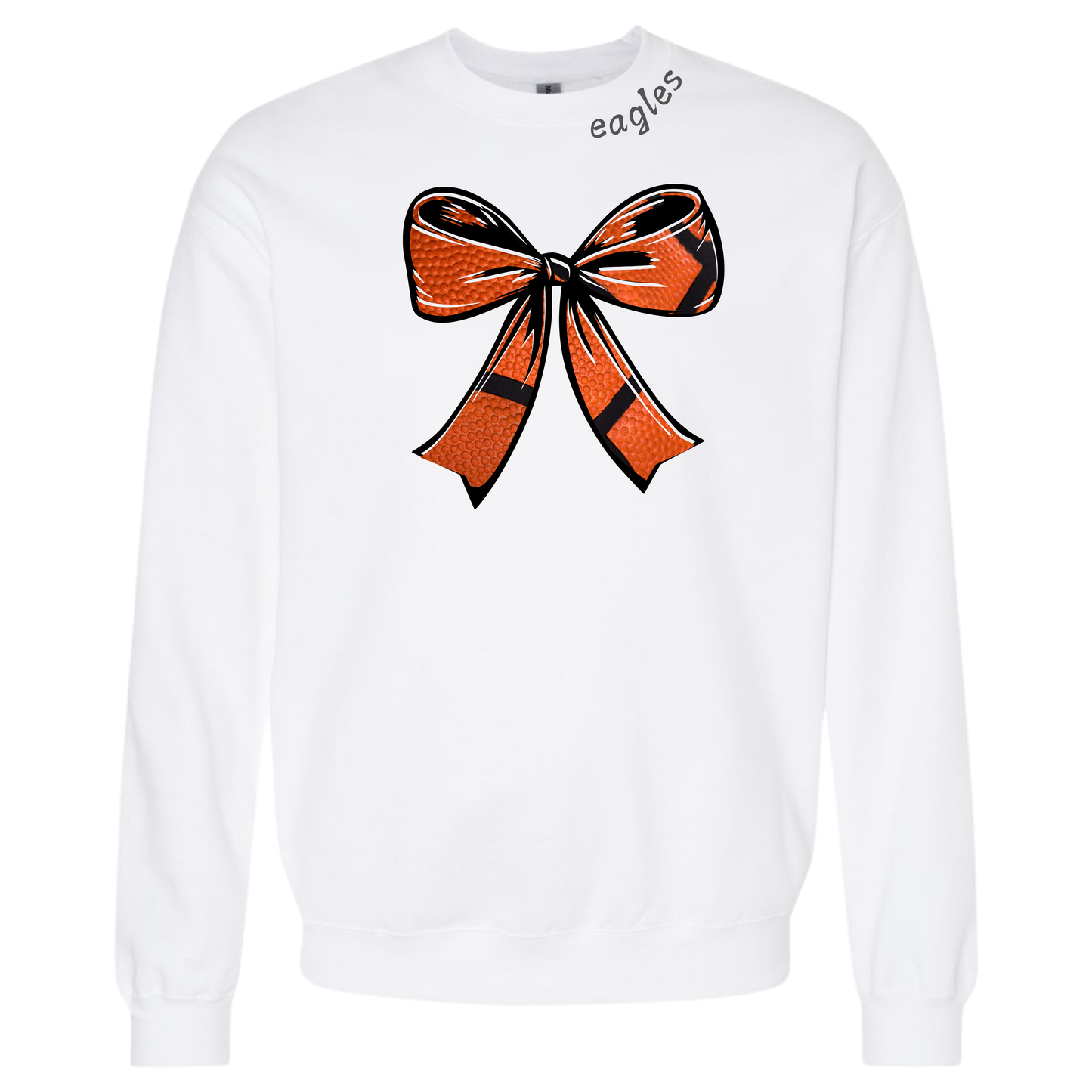 Basketball Croquette Bow Sweatshirt