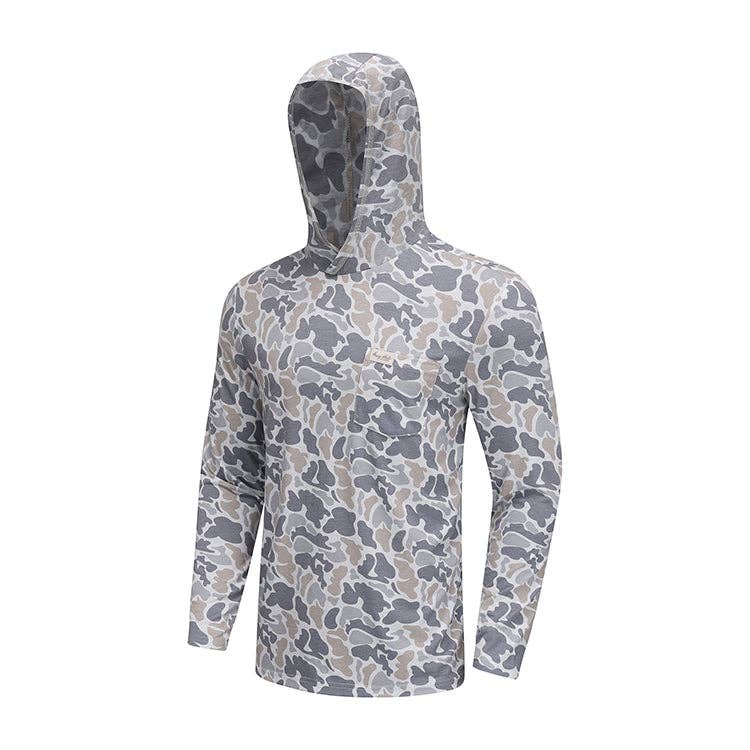 Drift Performance Hoodie - Smoke Camo Honey Hole Outdoors
