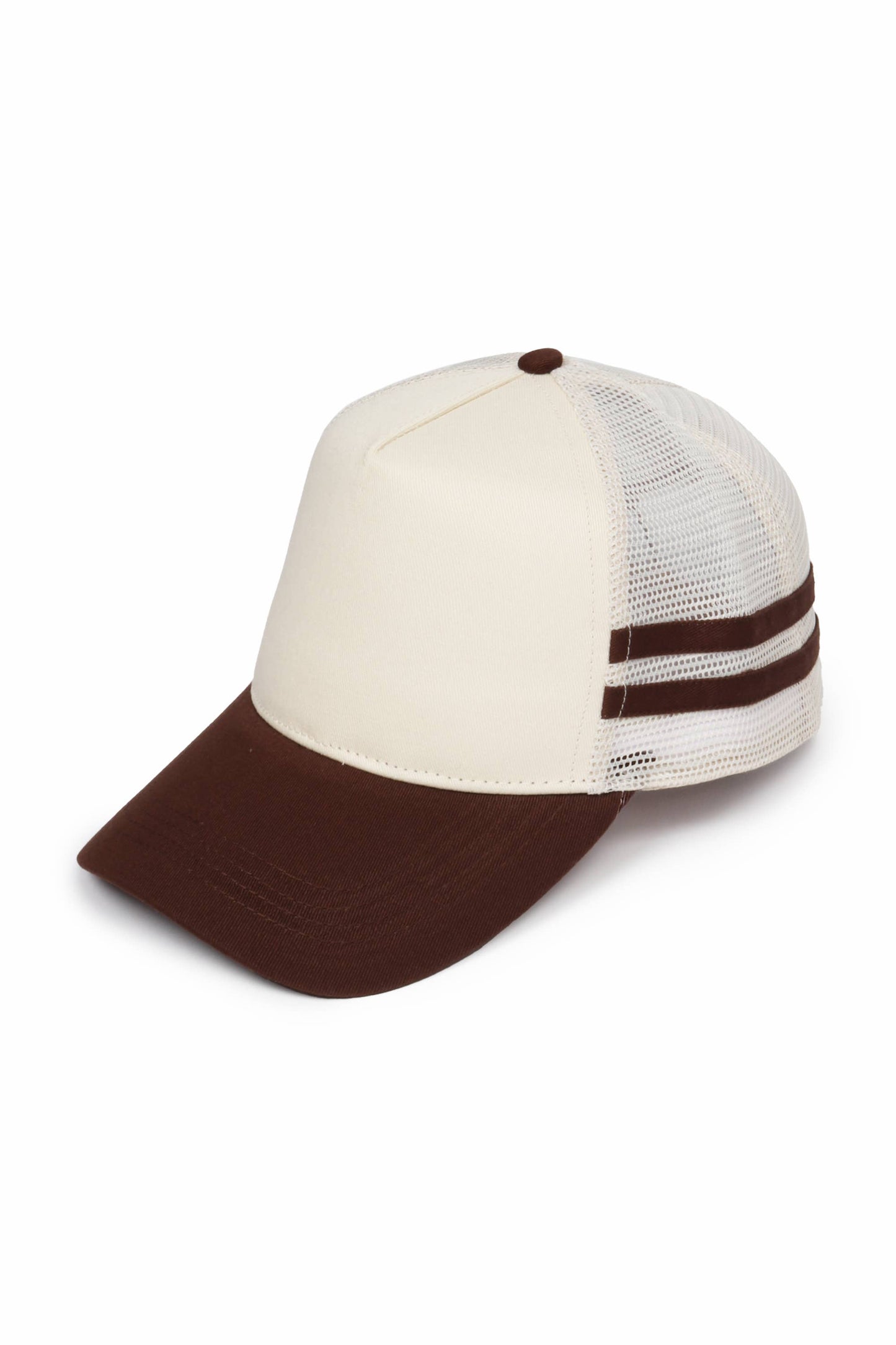 Retro Stripe Mesh Trucker Cap David And Young