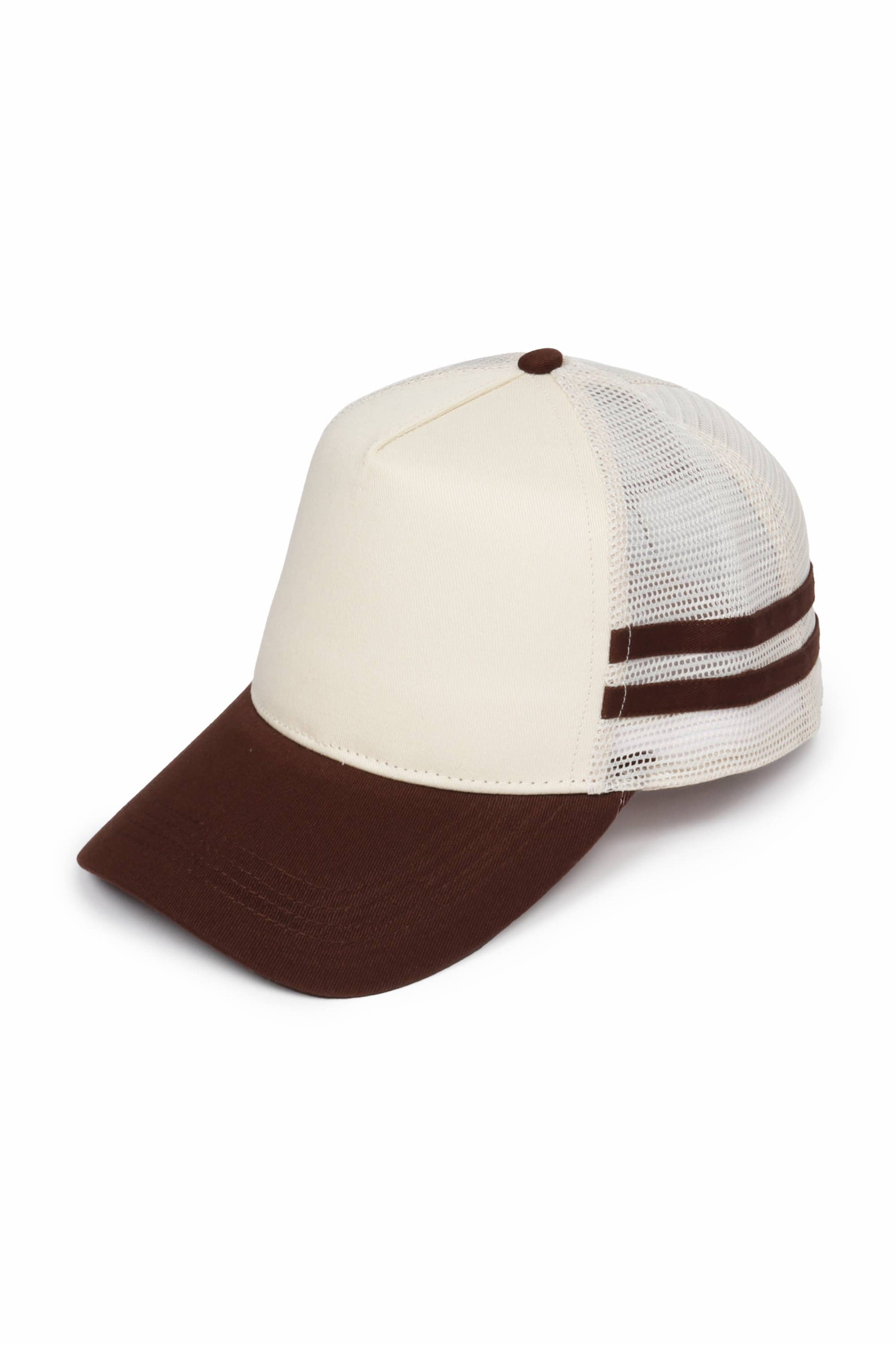 Retro Stripe Mesh Trucker Cap David And Young