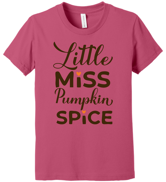 Youth Little Miss Pumpkin Spice - Short Sleeve T-Shirt Gallery 334