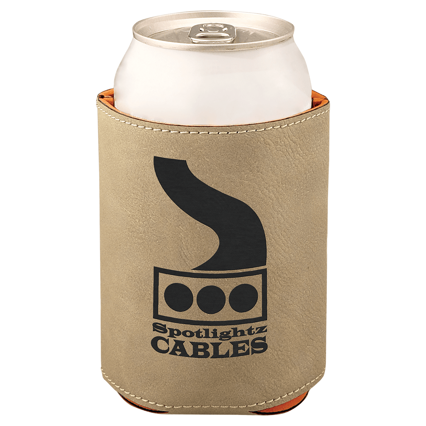 Customized Leatherette Beverage Holders- Regular Can Size
