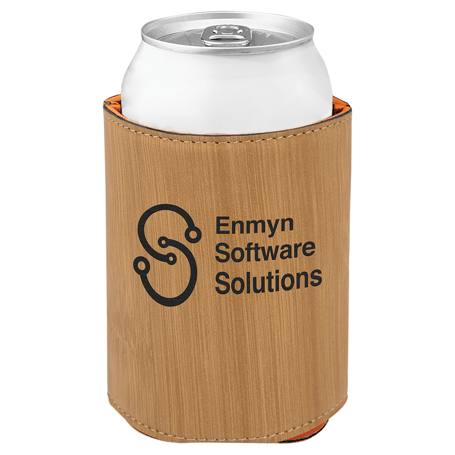Customized Leatherette Beverage Holders- Regular Can Size