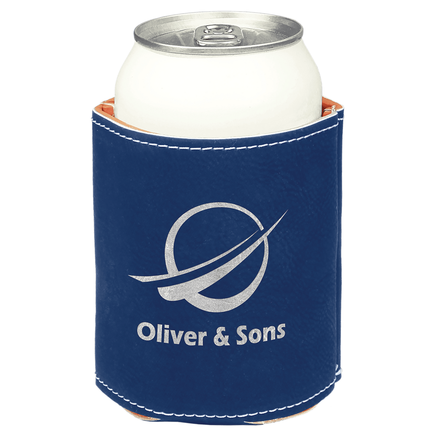 Customized Leatherette Beverage Holders- Regular Can Size