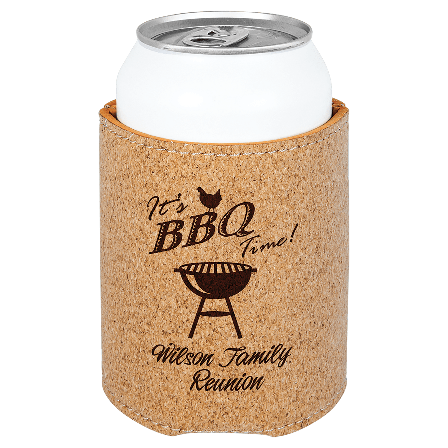 Customized Leatherette Beverage Holders- Regular Can Size