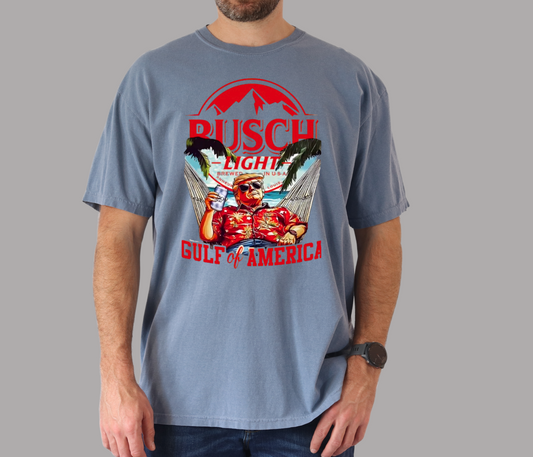 Busch Light Gulf of America Trump Comfort Colors T-Shirt