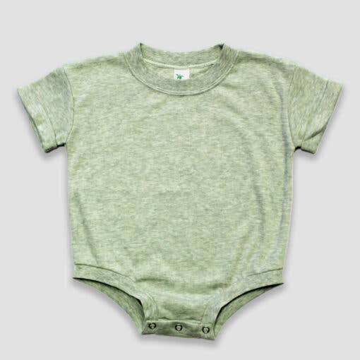 Infant Short Sleeve Baby Bubble Romper Trendy Super Soft DIY Laughing Giraffe