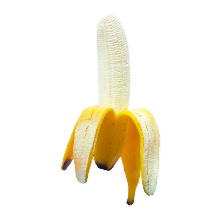 Fun Doh Squishy Banana Stress Relief Toy - 6/Display Novelty Brands