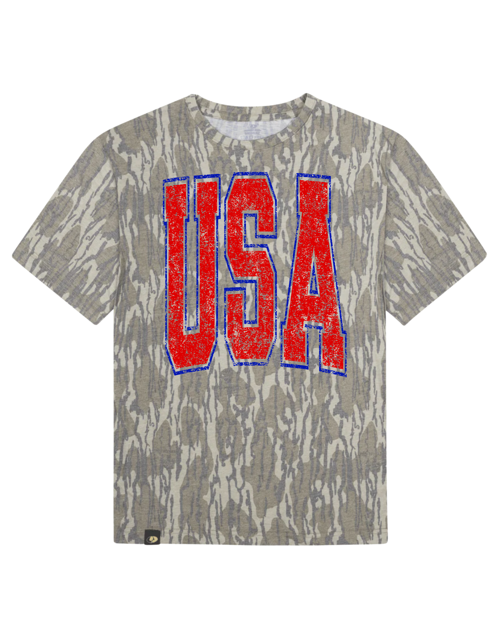 USA Patriotic - Washed Out Bottomland Camo Tshirt Gallery 334