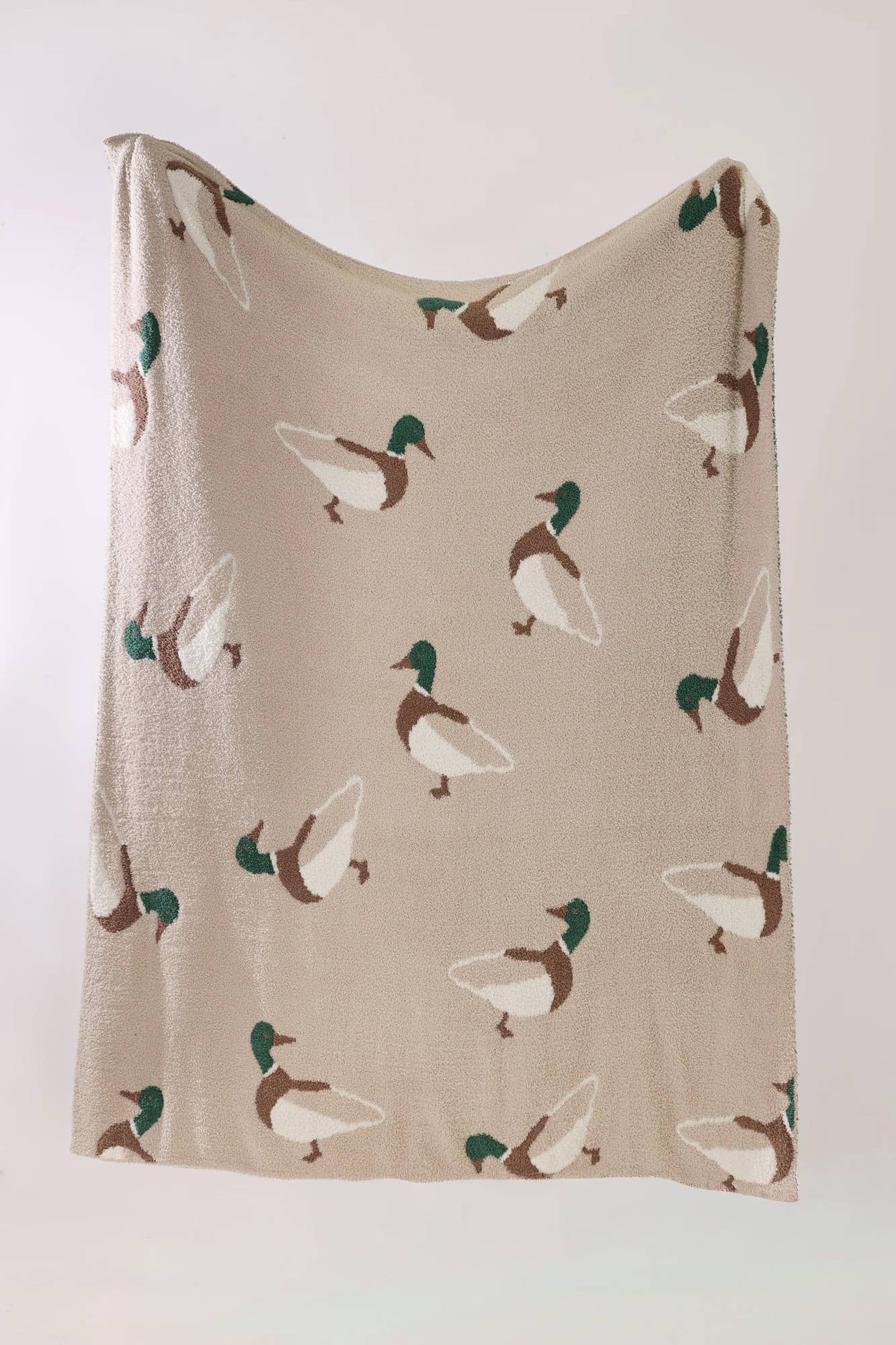 Lux Mallard Throw Blanket | Ultra Soft Duck Camo Plush Blank Graphic Tees & Co.