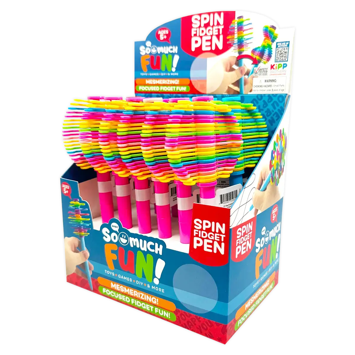 So Much Fun! Spinning Fidget Pen Assortment - 12/Display