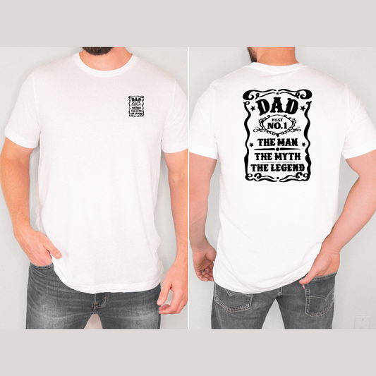 Men's Dad Legend Badge T-Shirt