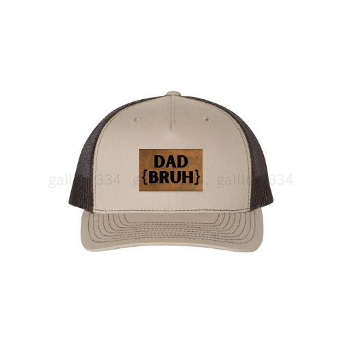 Dad-Bruh Leather Patch Hat