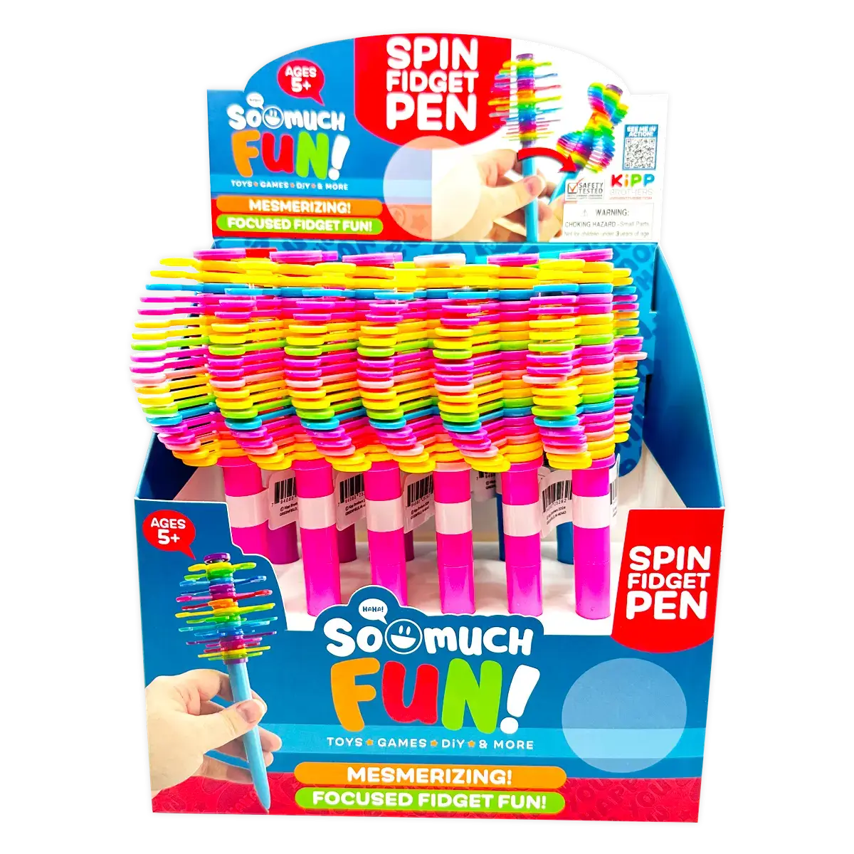 So Much Fun! Spinning Fidget Pen Assortment - 12/Display