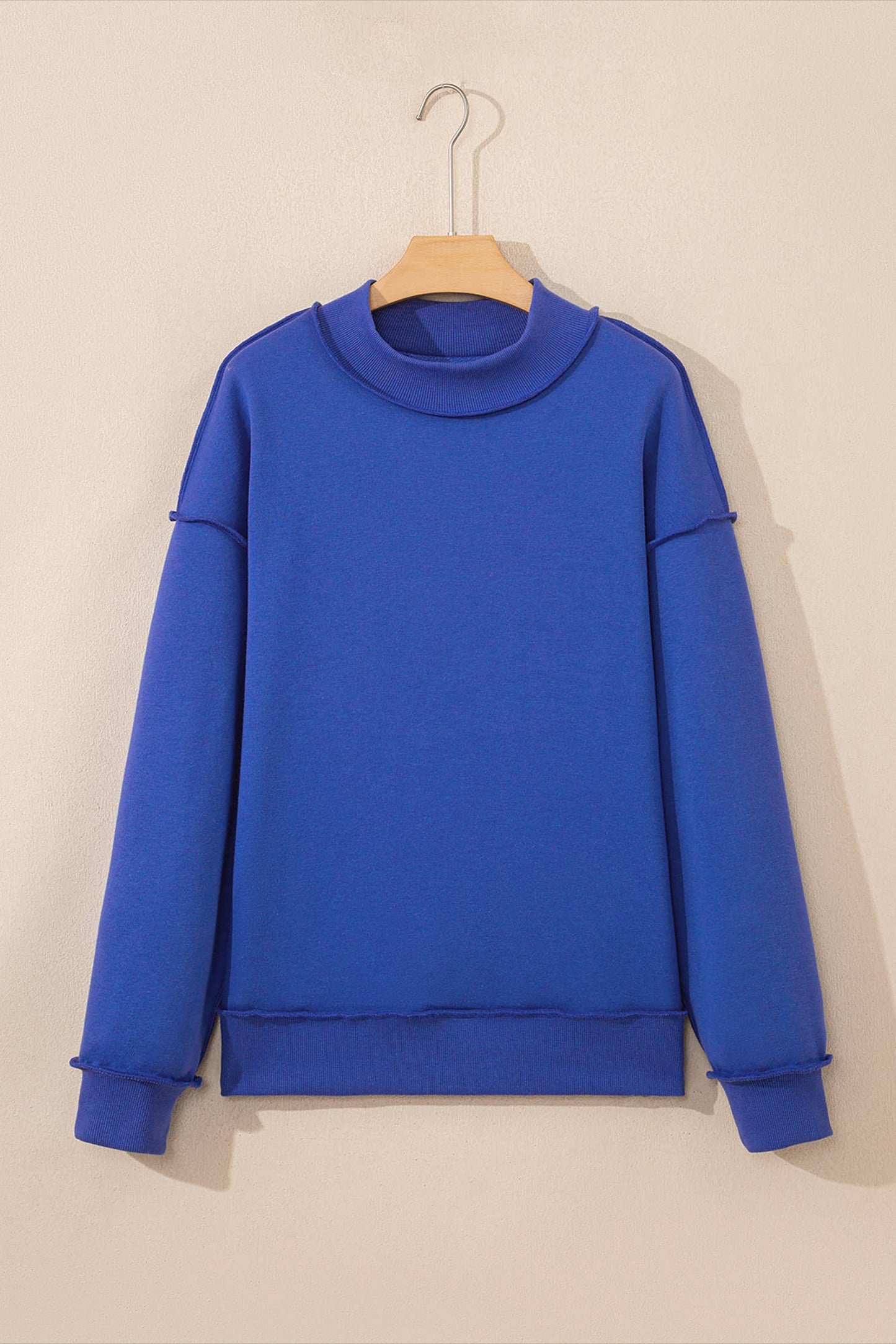 HOT Oversize Reversible Mock Neck Sweatshirt| S-4X Little Daisy Closet