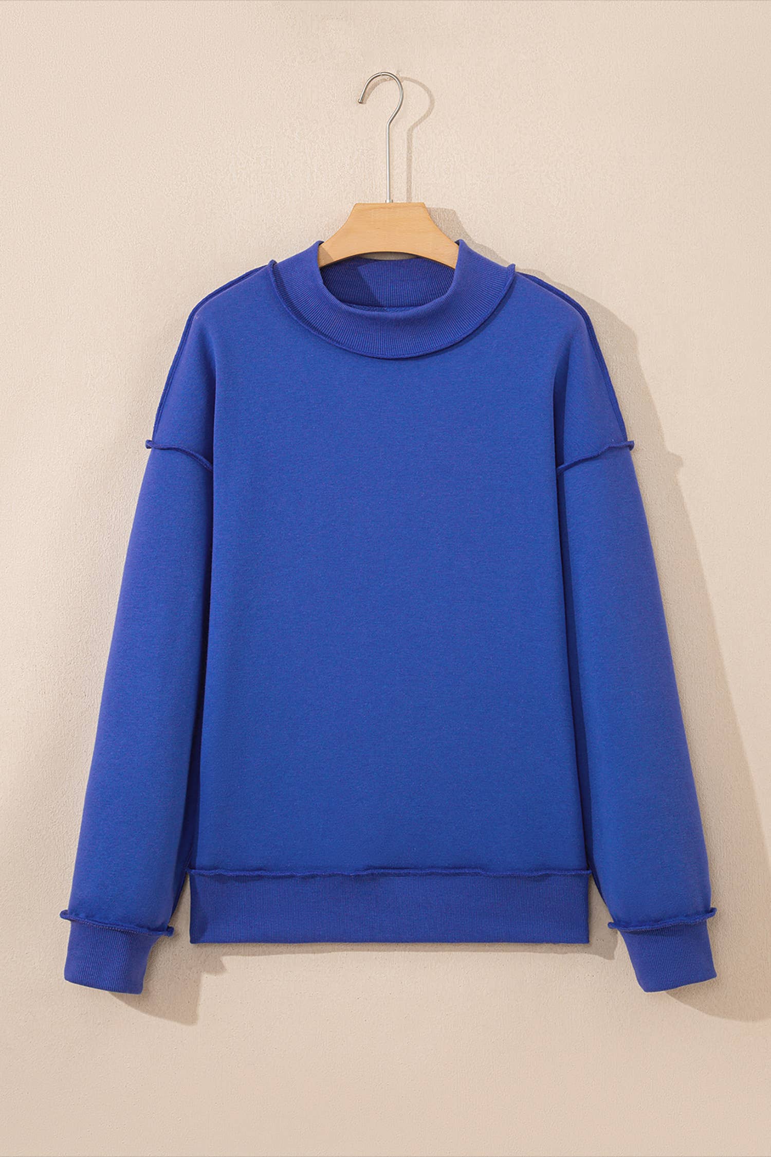HOT Oversize Reversible Mock Neck Sweatshirt| S-4X Little Daisy Closet