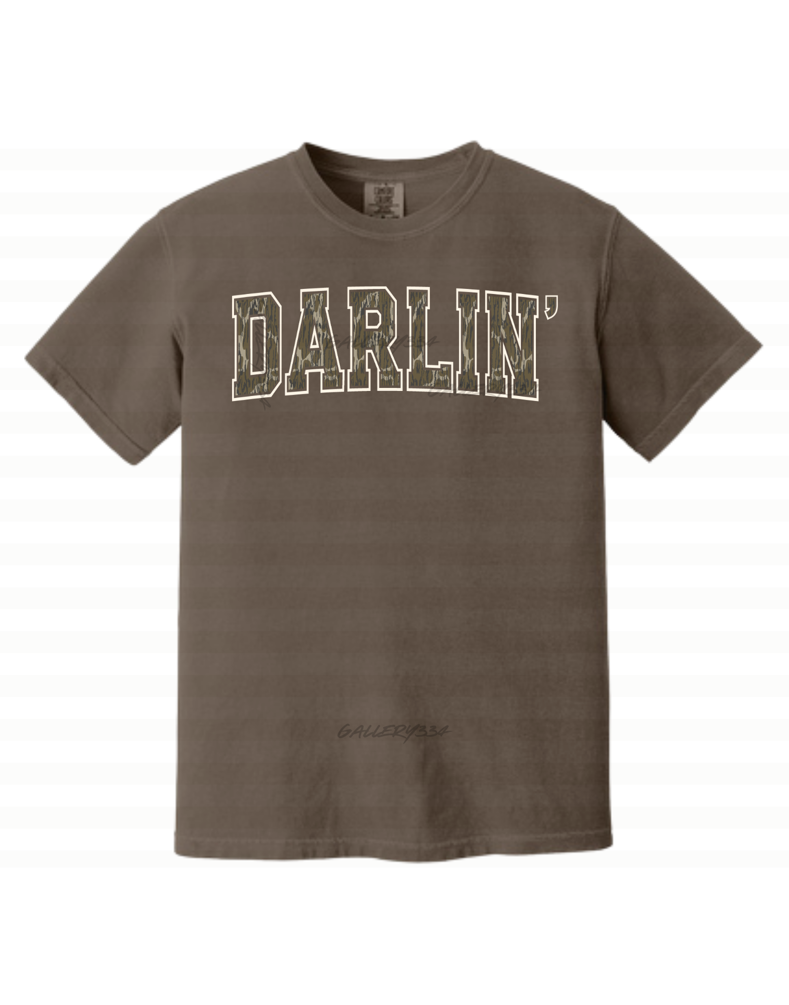 Darlin' Bottomland Camo Shirt- Comfort Colors T-Shirt Comfort Colors