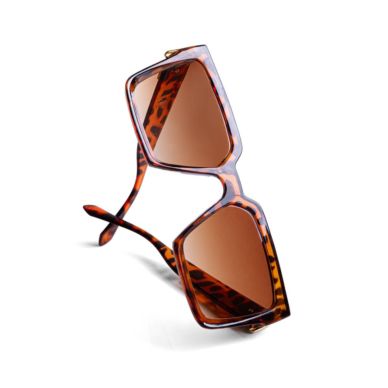 Oversized Square Tortoise Sunglasses Selini New York