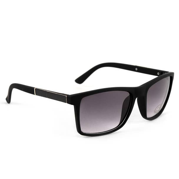 Black Matte Rectangle Sunglasses Selini New York