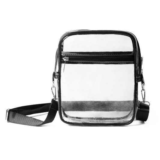 Clear Crossbody Mini Bag with Adjustable Strap-CLBG1200-BK Selini New York