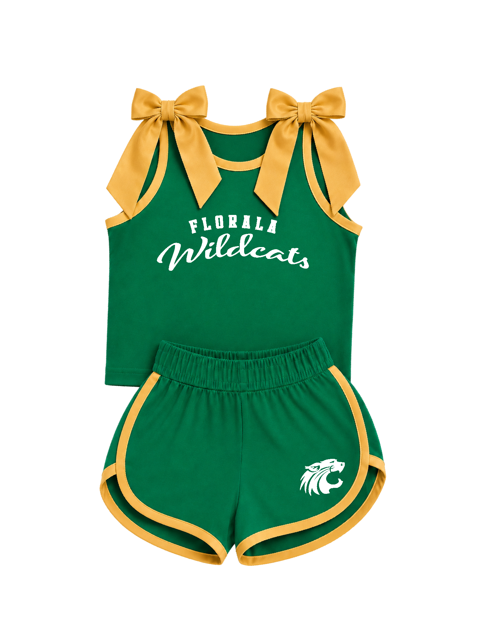 Florala Wildcats Custom Spirit Set – Tank Top & Shorts (Pre-Order Deposit) Gallery 334