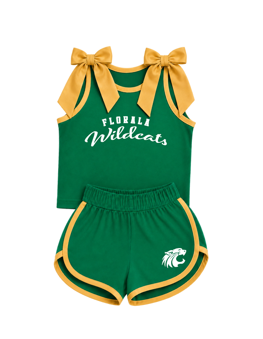 Florala Wildcats Custom Spirit Set – Tank Top & Shorts (Pre-Order Deposit) Gallery 334