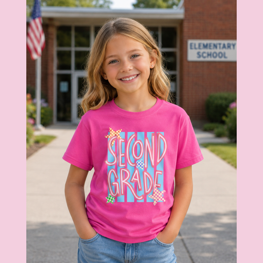 Striped Star Grade Shirt – Back to School (Pre-K through 6th Grade) Gallery 334
