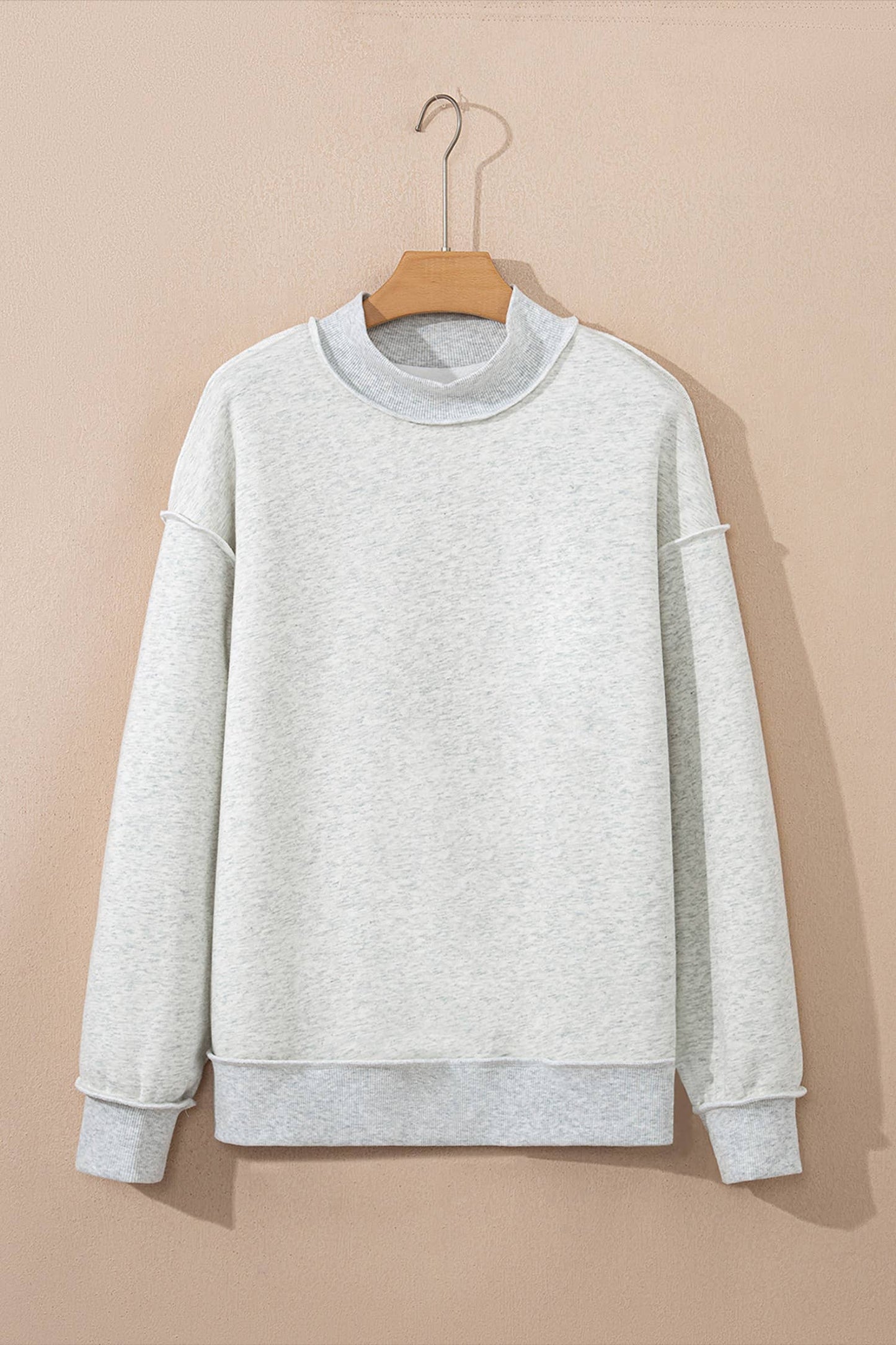 Mockneck Tiger Sweatshirt - Puff Print Gallery 334