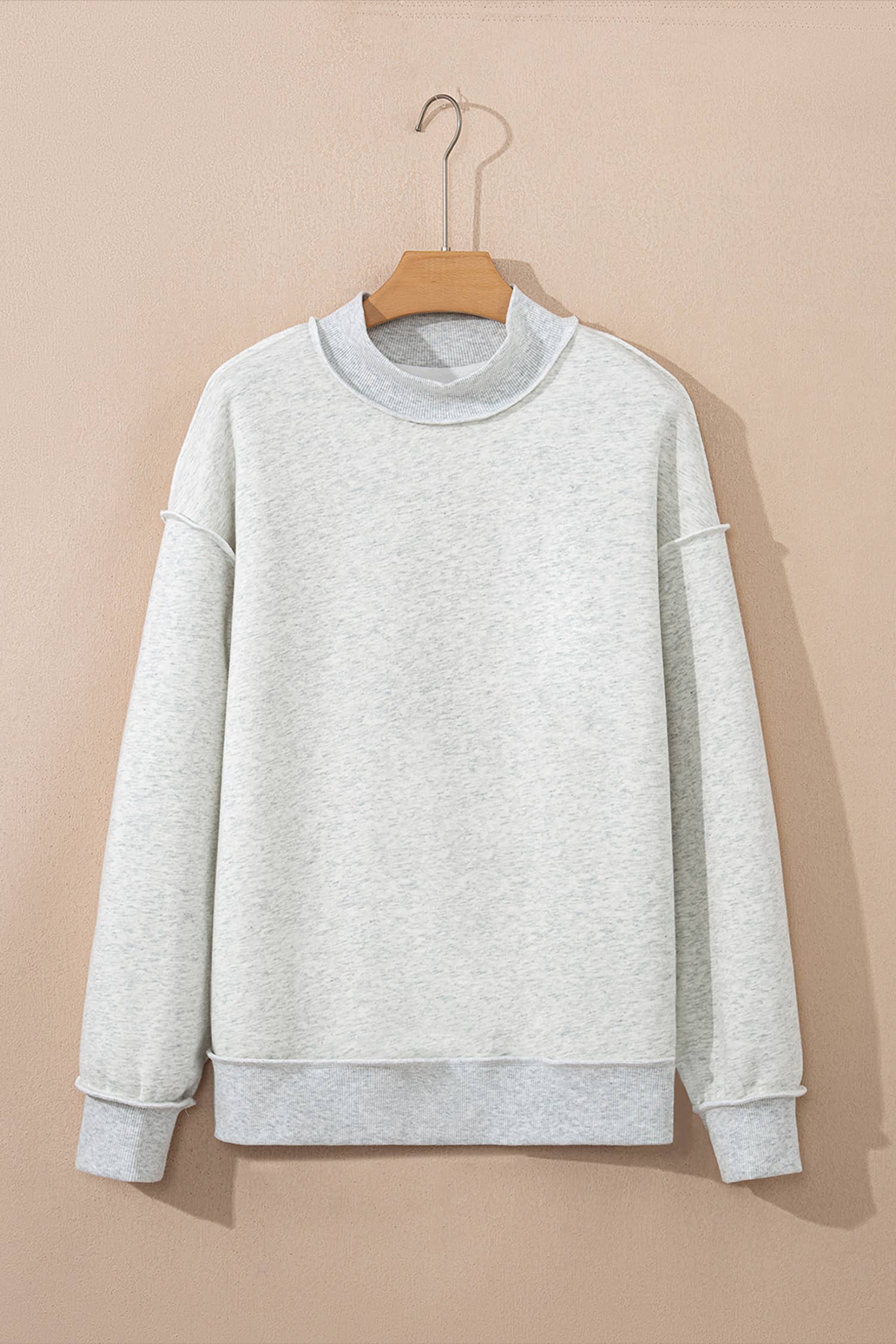 Mockneck Tiger Sweatshirt - Puff Print Gallery 334