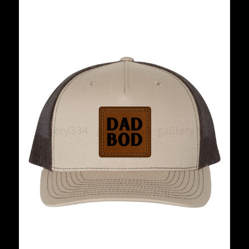 Father's Day Hat Dad Hat Gifts for Dad Leather Patch Hat - Dad Bod Gallery 334