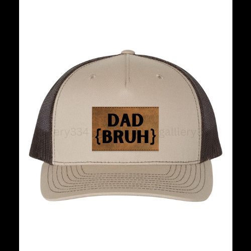 Father's Day Hat Dad Hat Gifts for Dad Leather Patch Hat - Dad Bruh Gallery 334
