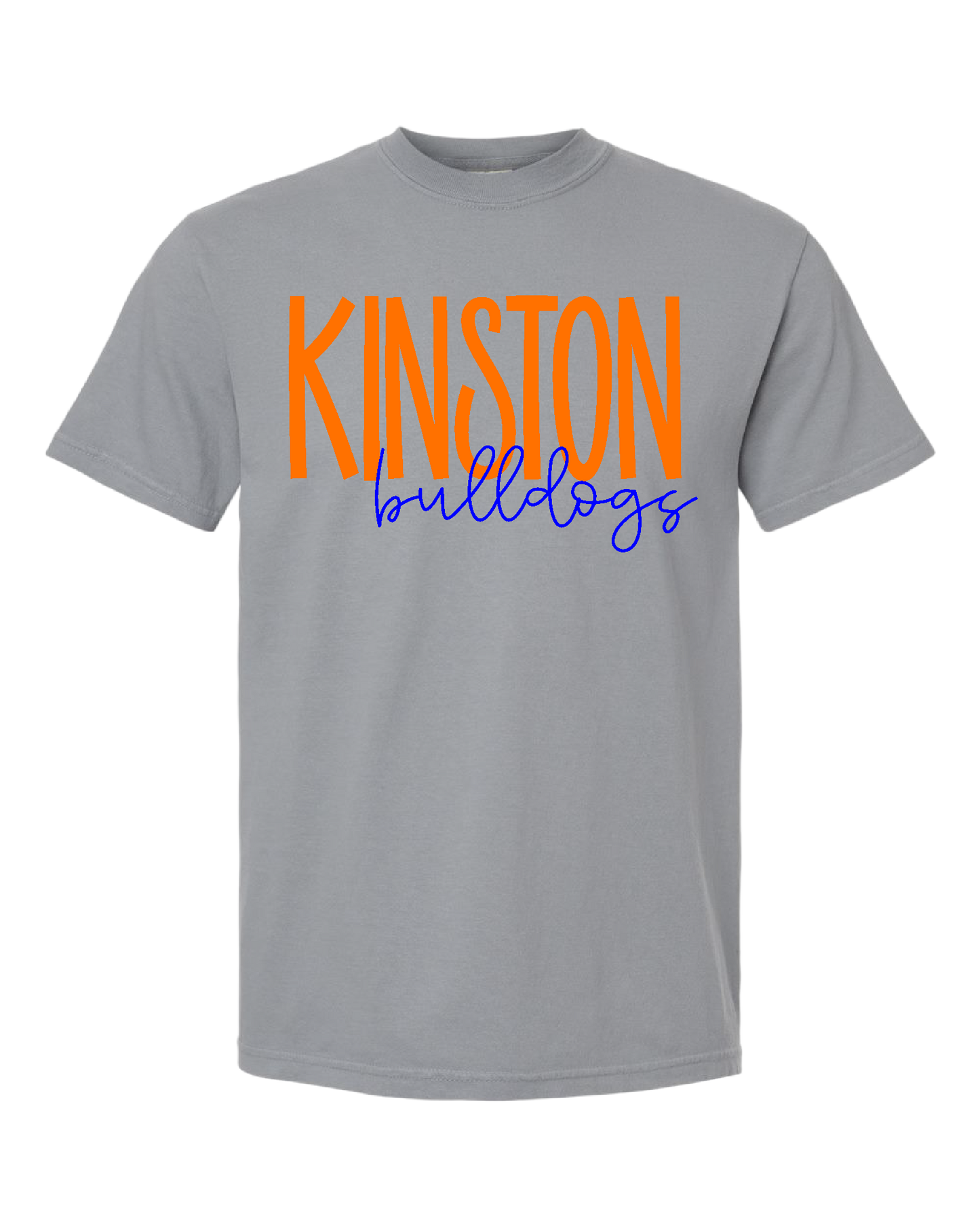 Kinston Bulldogs Comfort Colors tee - Gray