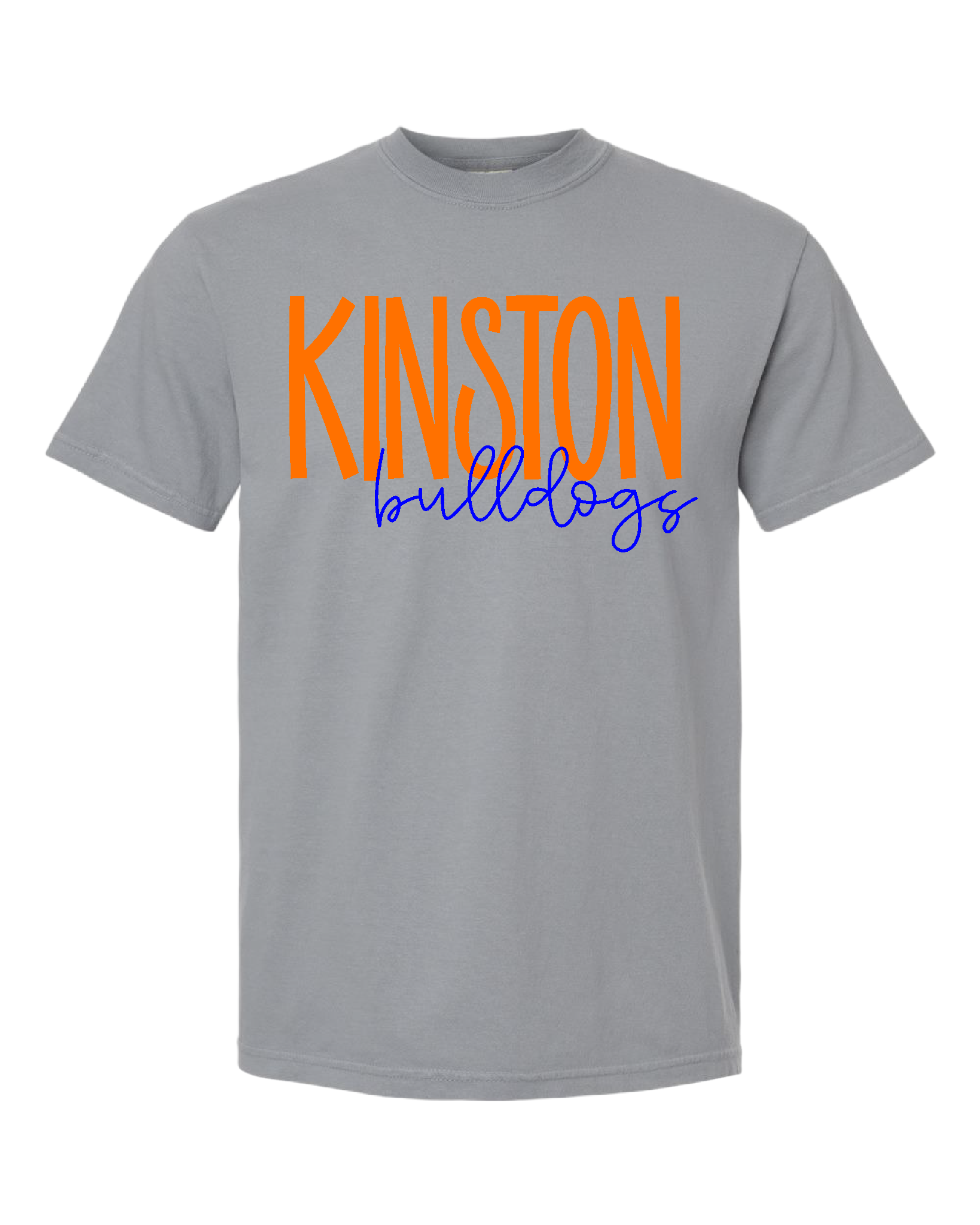 Kinston Bulldogs Comfort Colors tee - Gray
