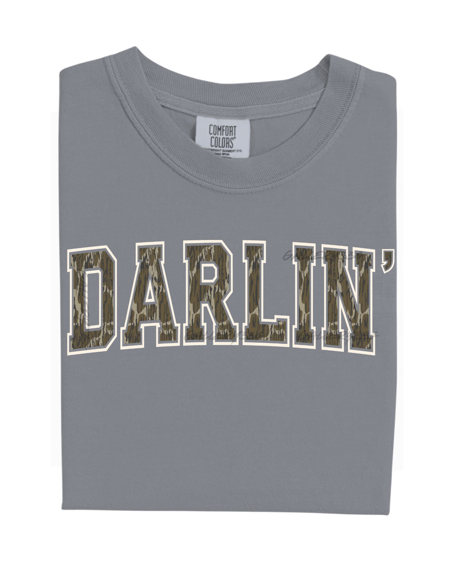 Darlin' Bottomland Camo Shirt- Comfort Colors T-Shirt Comfort Colors