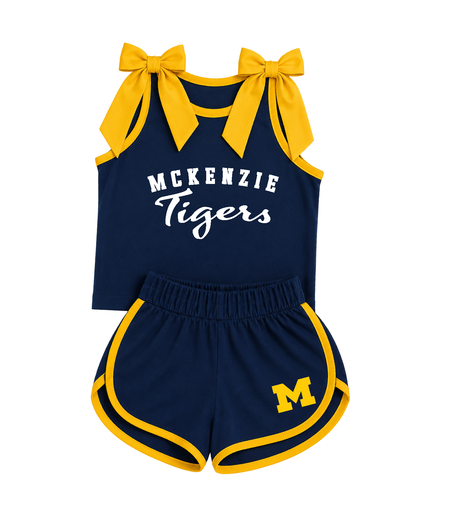McKenzie Tigers Custom Spirit Set – Tank Top & Shorts (Pre-Order Deposit) Gallery 334