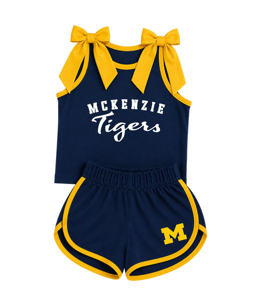 McKenzie Tigers Custom Spirit Set – Tank Top & Shorts (Pre-Order Deposit) Gallery 334