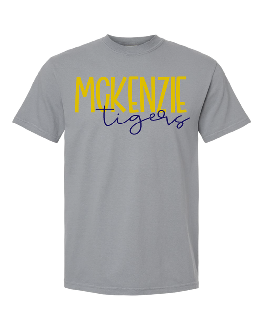 McKenzie Tigers Comfort Colors tee - Gray