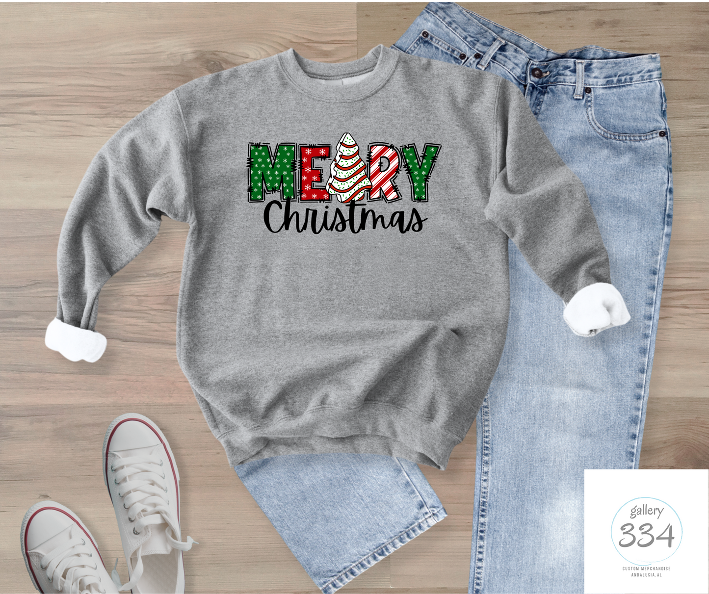 Merry Christmas Cake Christmas Sweater